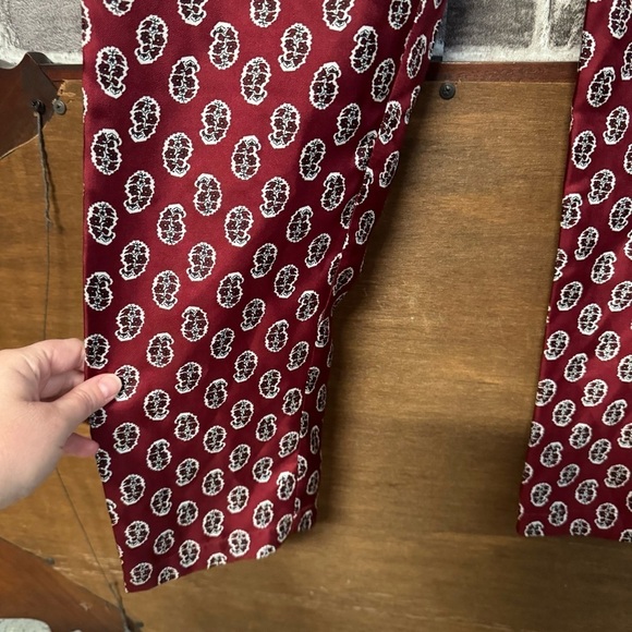 NWT Joie Noleen Jumpsuit in Rhubarb 100% silk button chest pockets - Picture 11 of 15